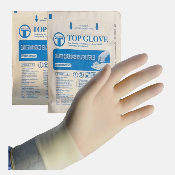 GUANTES QUIRÚRGICOS LÁTEX ESTÉRILES
